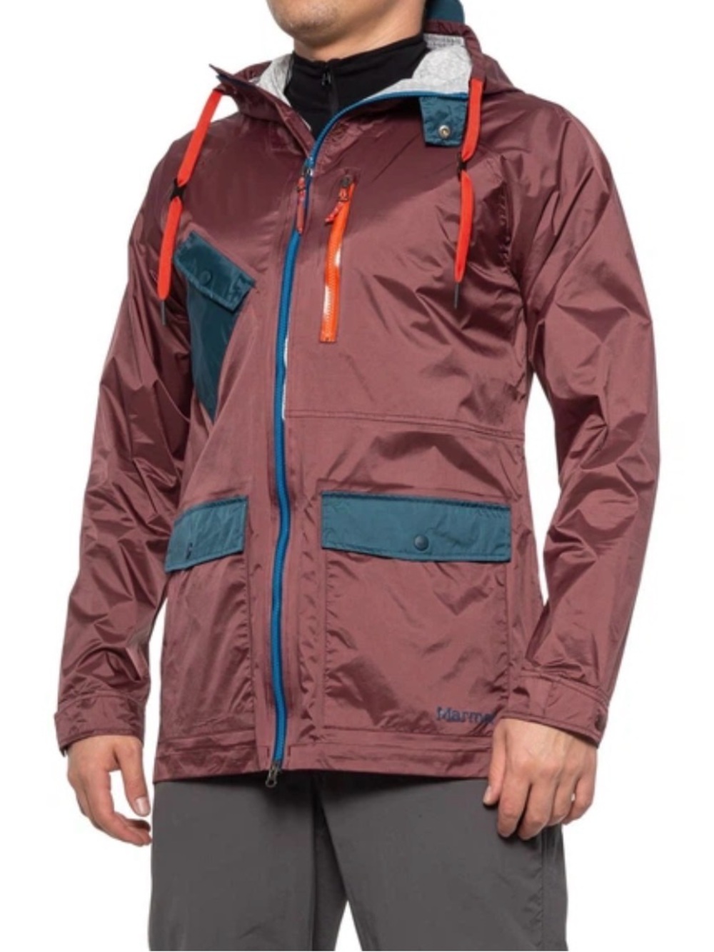 Marmot Waterproof Ashbury Precip Jacket Raincoat Outdoors Athletic Men’s M